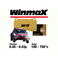 W5 Brake Pads suits WRX 96-98 1 pot rear