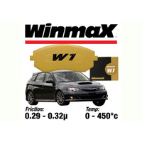 W1 Brake Pads suits WRX 99-00 rear 1 pot