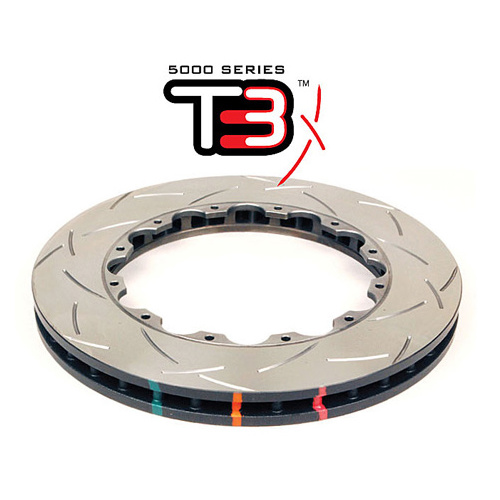 5000 Rotor T3 TRACK Slot  - With Replacement NAS Nuts KP [ Subaru WRX  US SPEC F ]