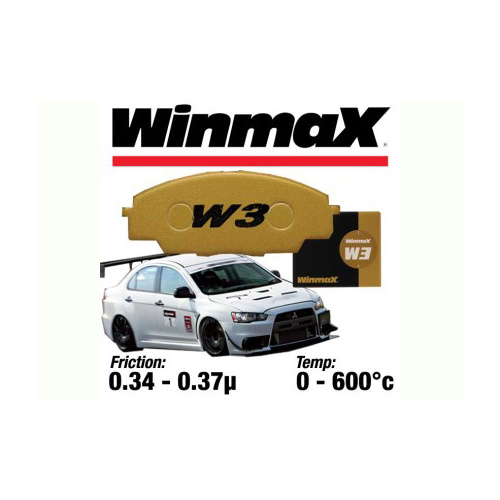 W3 Brake Pads suit WRX 96-98 2 pot front