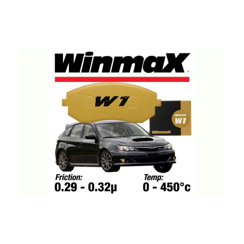 W1 Brake Pads suits WRX 93-98 rear 1 pot